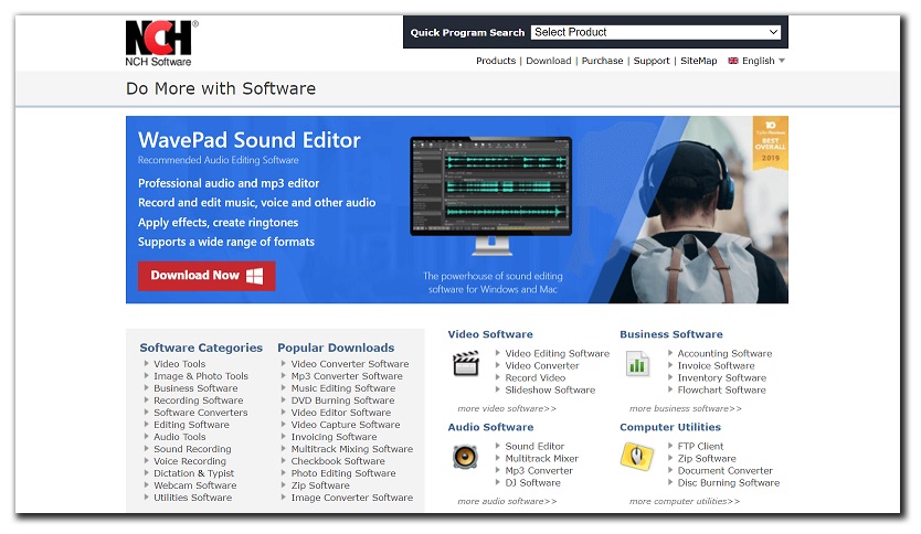VideoPad Video Editing Software